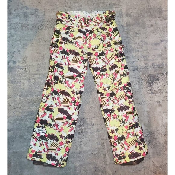 Ride Snowboards Other - Ride Snowboards Girls XL Insulated Ski Snow Snowboard Pants Clouds Lightening